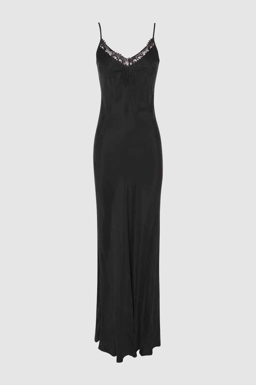 Amari Slip Dress | Black