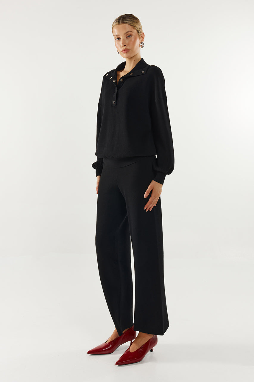 Anthea Knit Jumper | Black