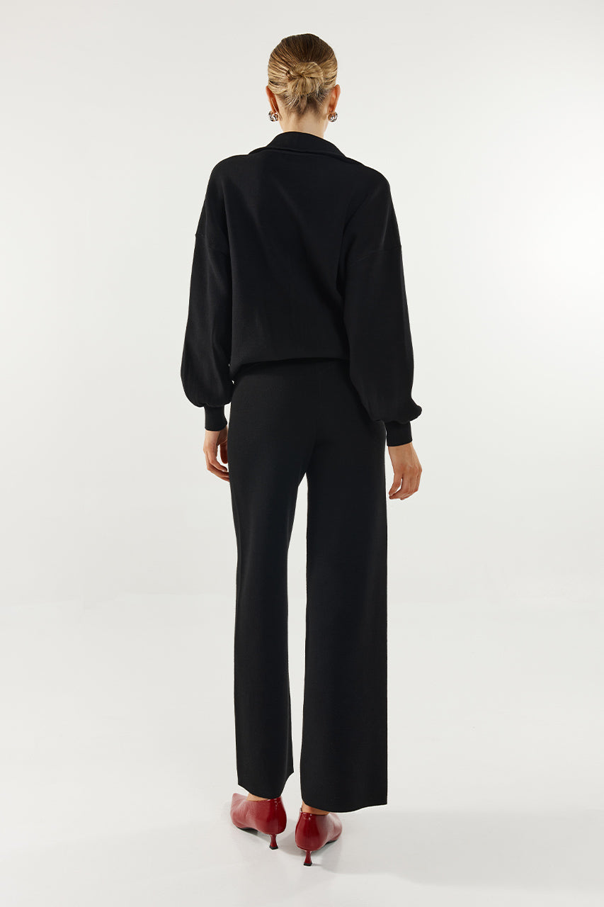 Anthea Knit Pant | Black