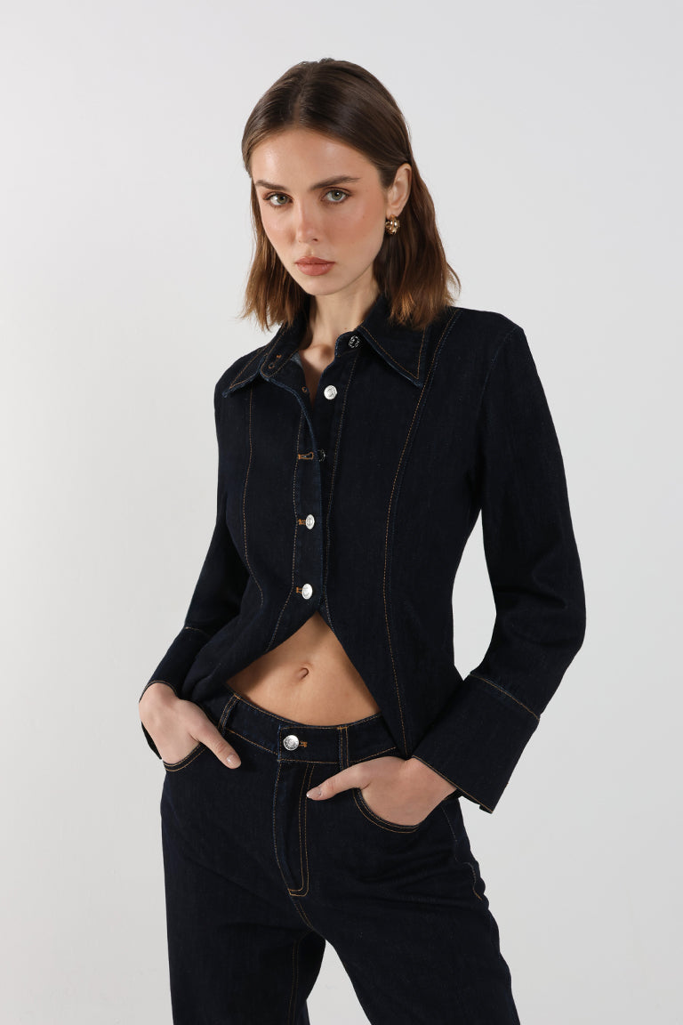 Bec Denim Shirt | Indigo
