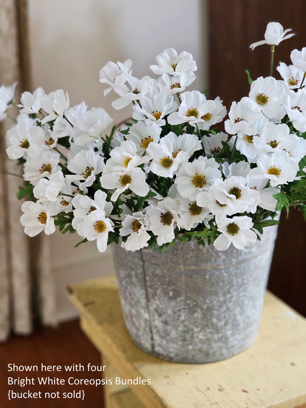 Bright White Coreopsis Bouquet
