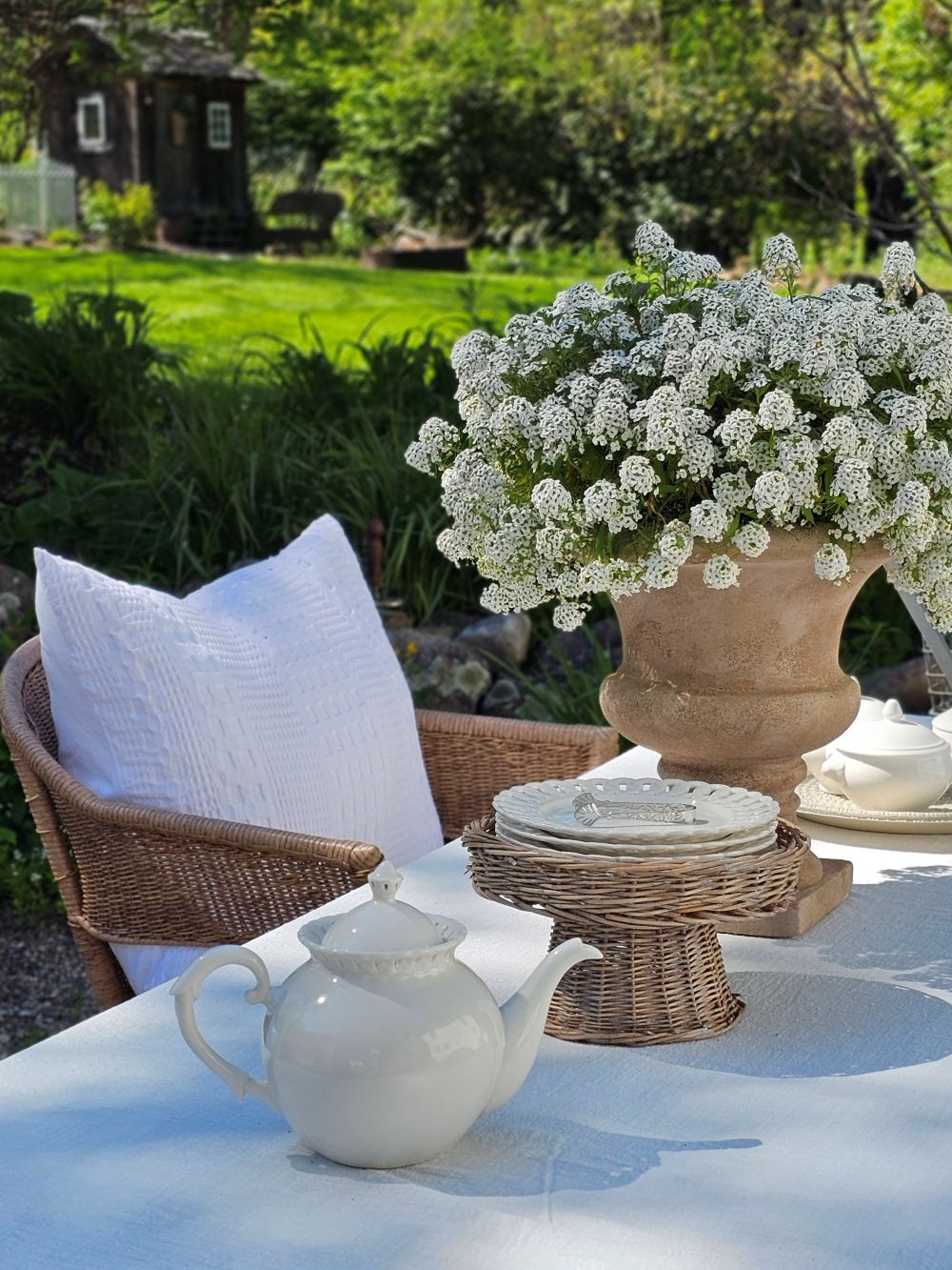 Crisp White Waffle Weave Pillow Covers, Set of Two