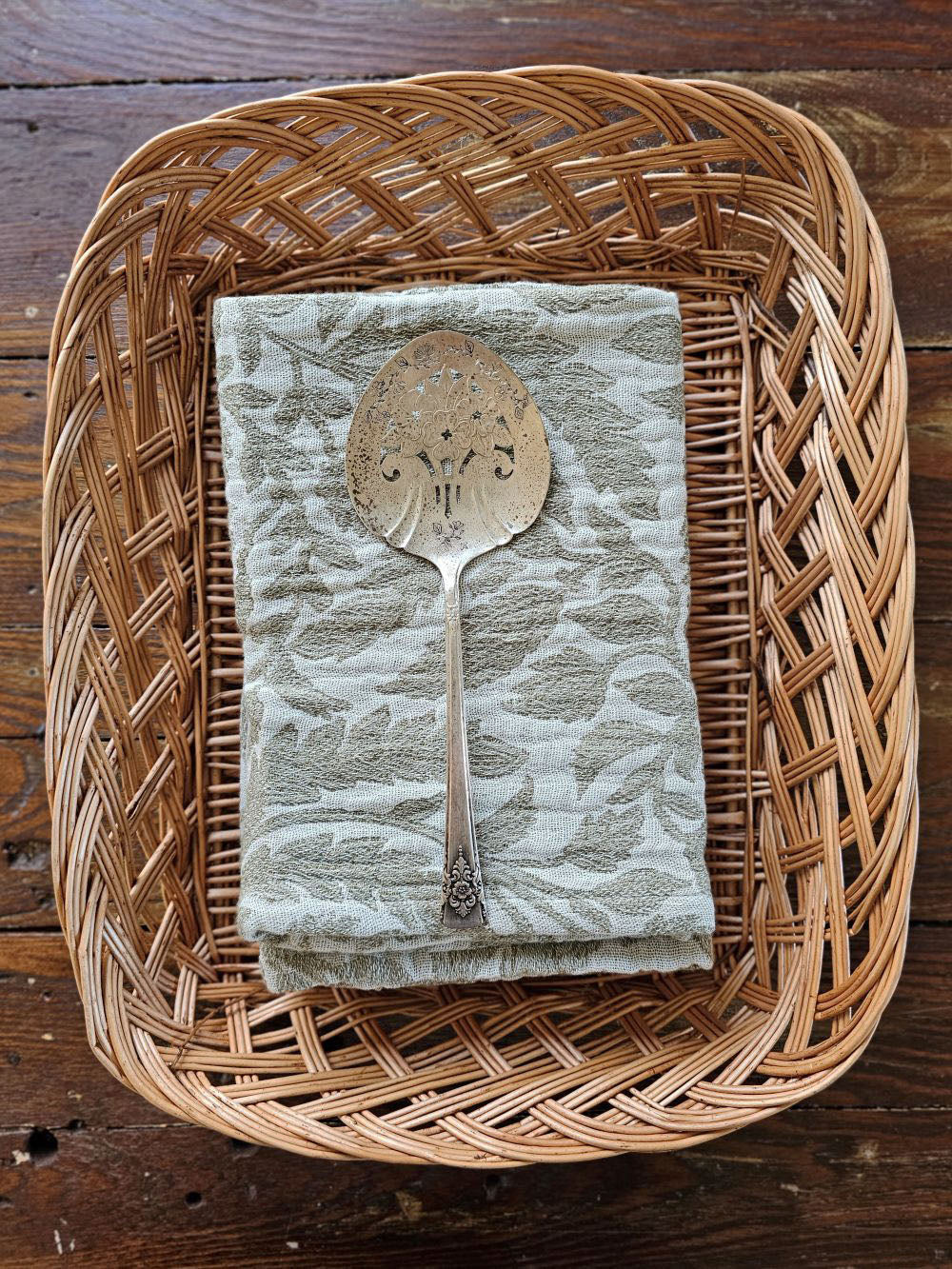 Faded Topiary Napkin Set