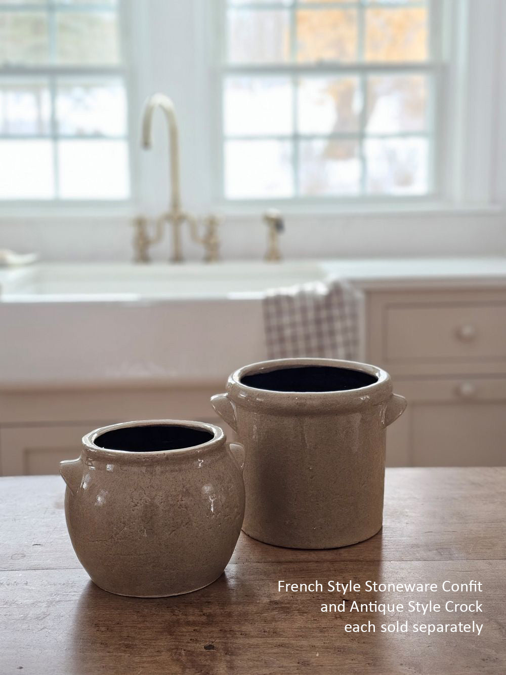 Antique Style Stoneware Crock
