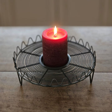 French Wire Trivet Style Candle Holder