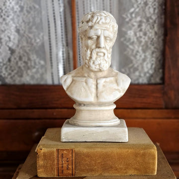 Greek Man Bust Statue