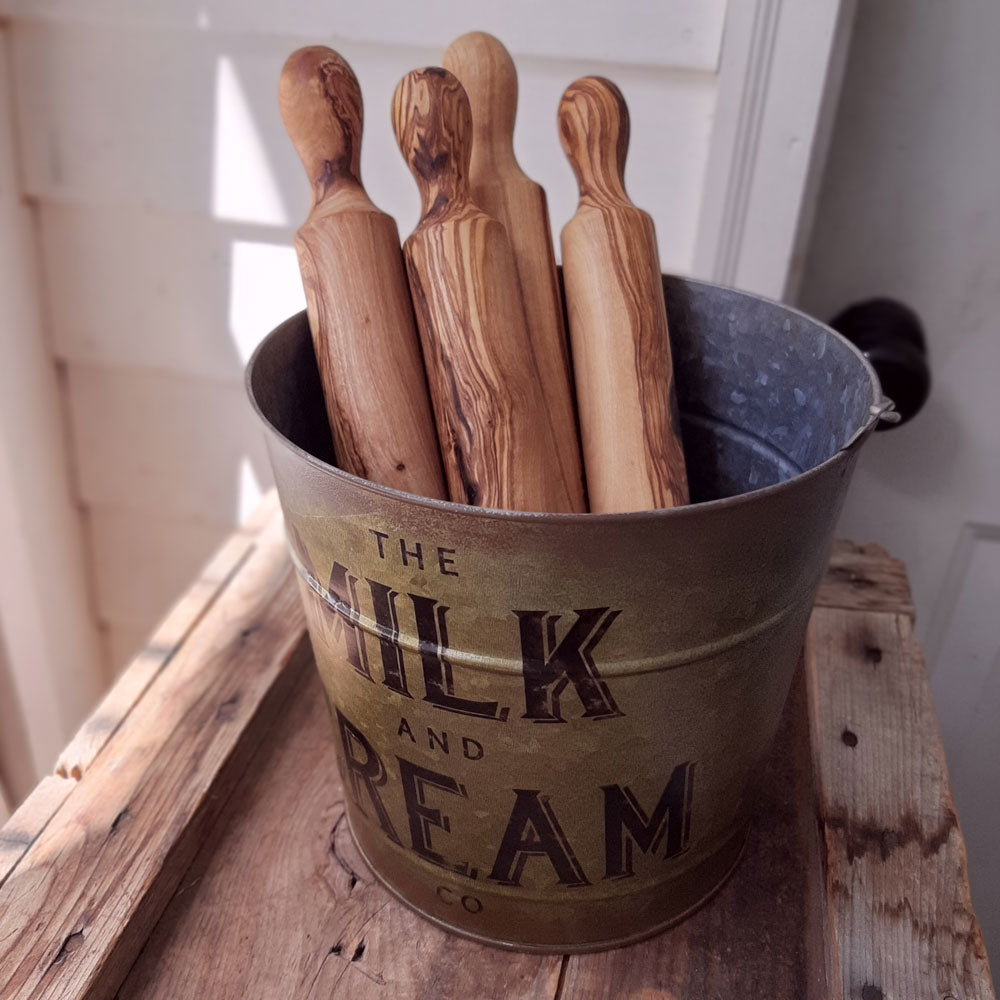 Milk and Cream Buckets, Set of Two
