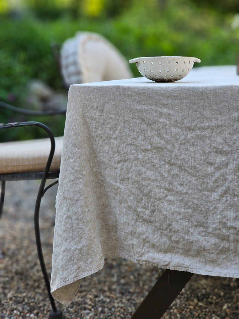 Rustic Ceramic Colander Berry Bowl