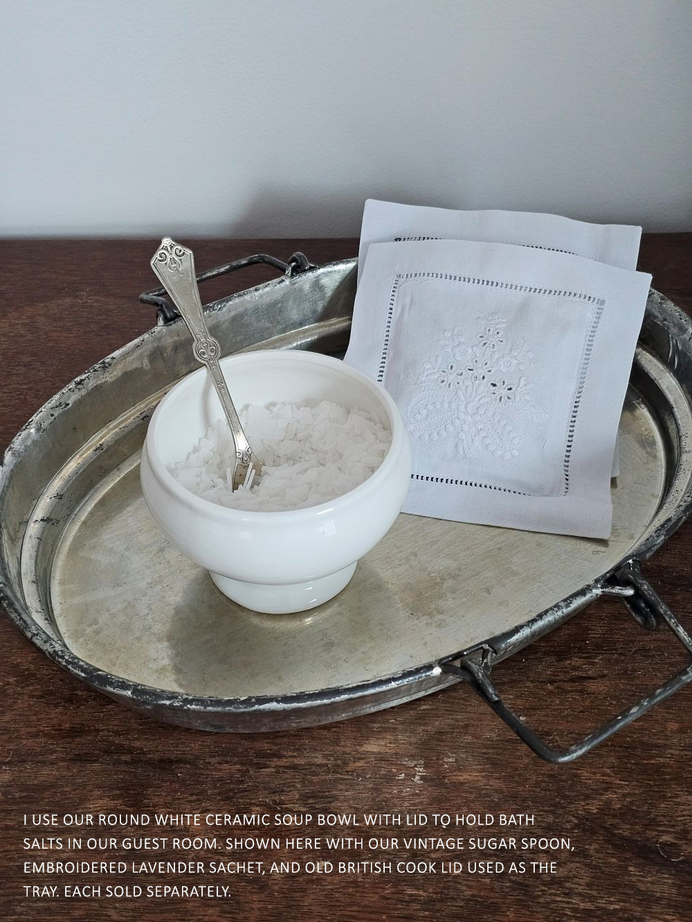 Embroidered Lavender Sachet