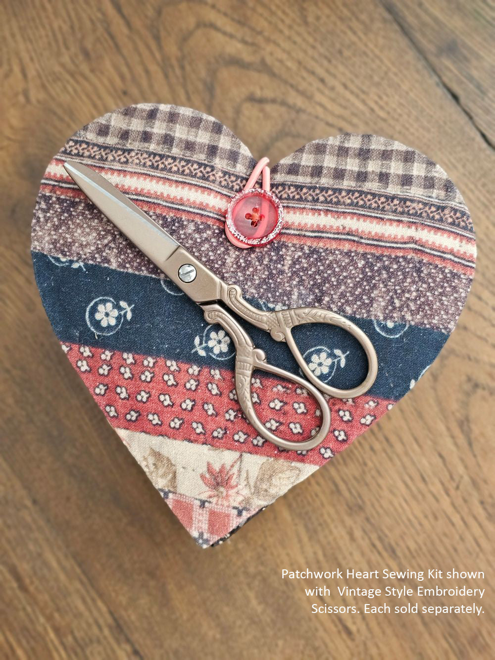Patchwork Heart Sewing Kit