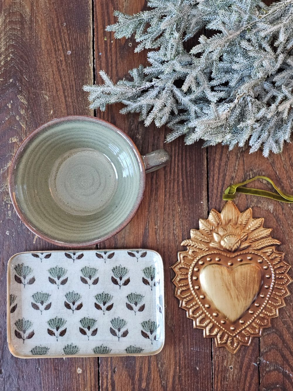Block Print Style Trinket Tray