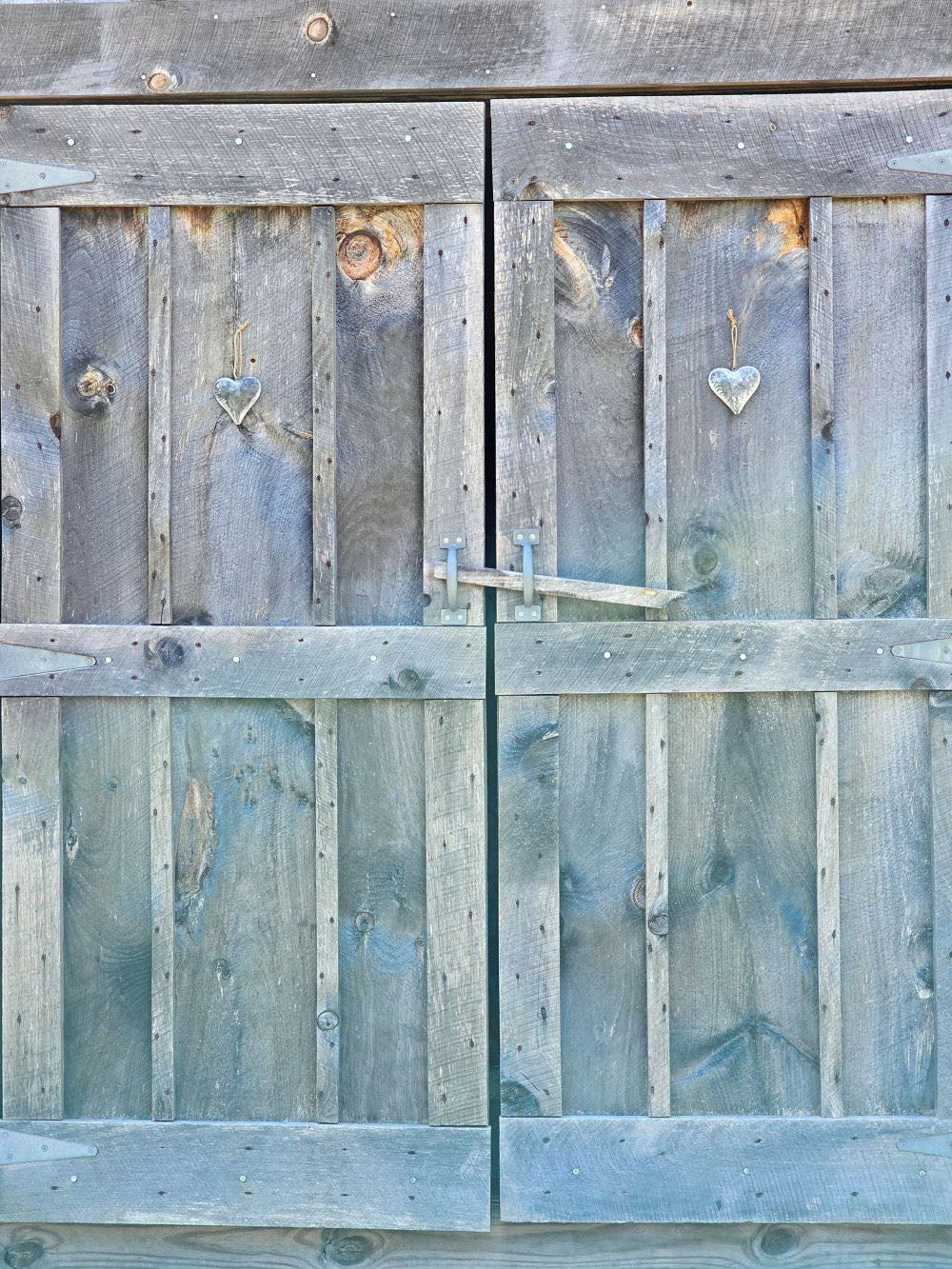Rustic Weathered Metal Heart Ornament