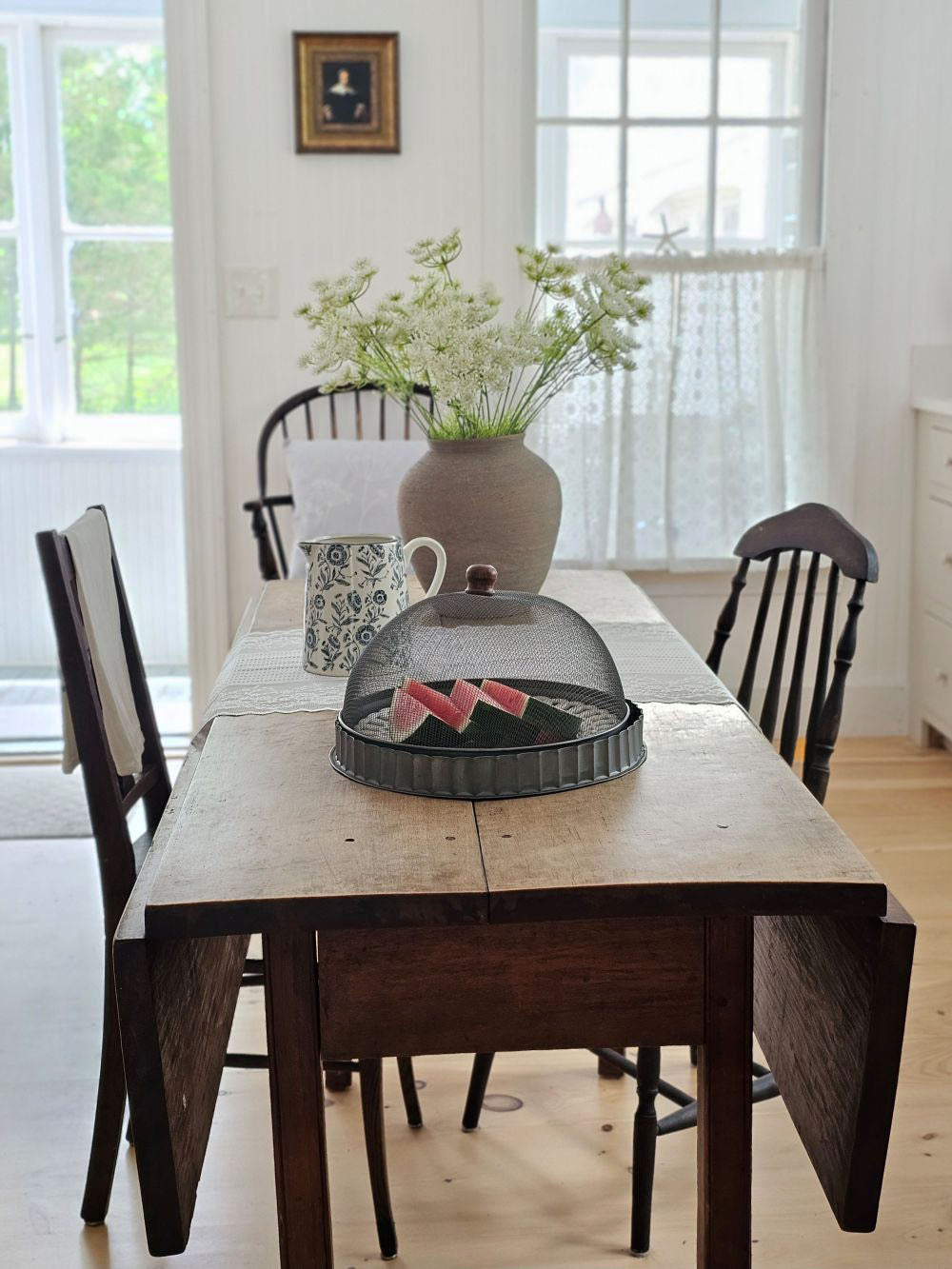 Screen Food Covers with Metal Base, Set of Three