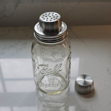 Stainless Steel Cocktail Shaker for Regular Mouth Jars