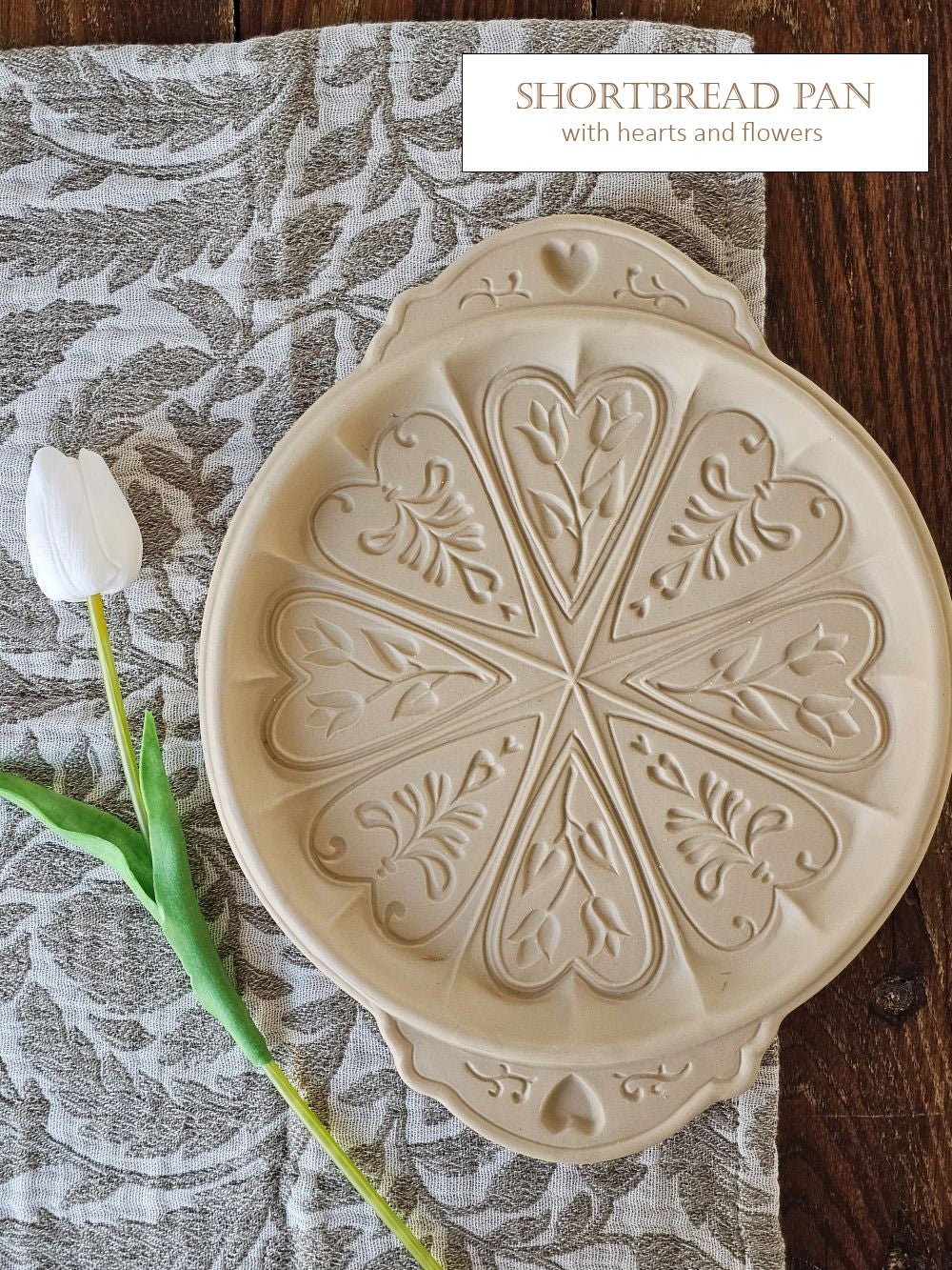 Stoneware Shortbread Pan