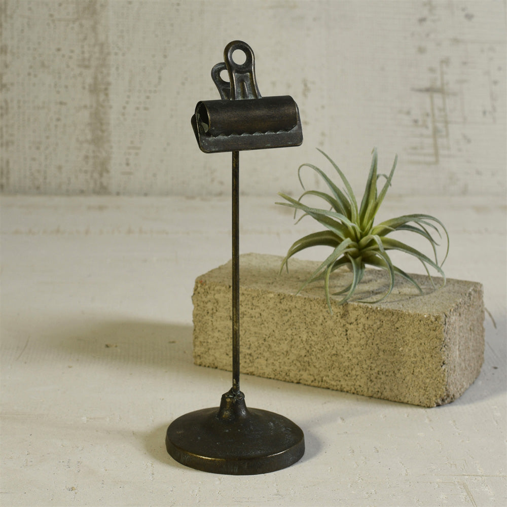 Vintage Style Bookkeepers Clip on Stand
