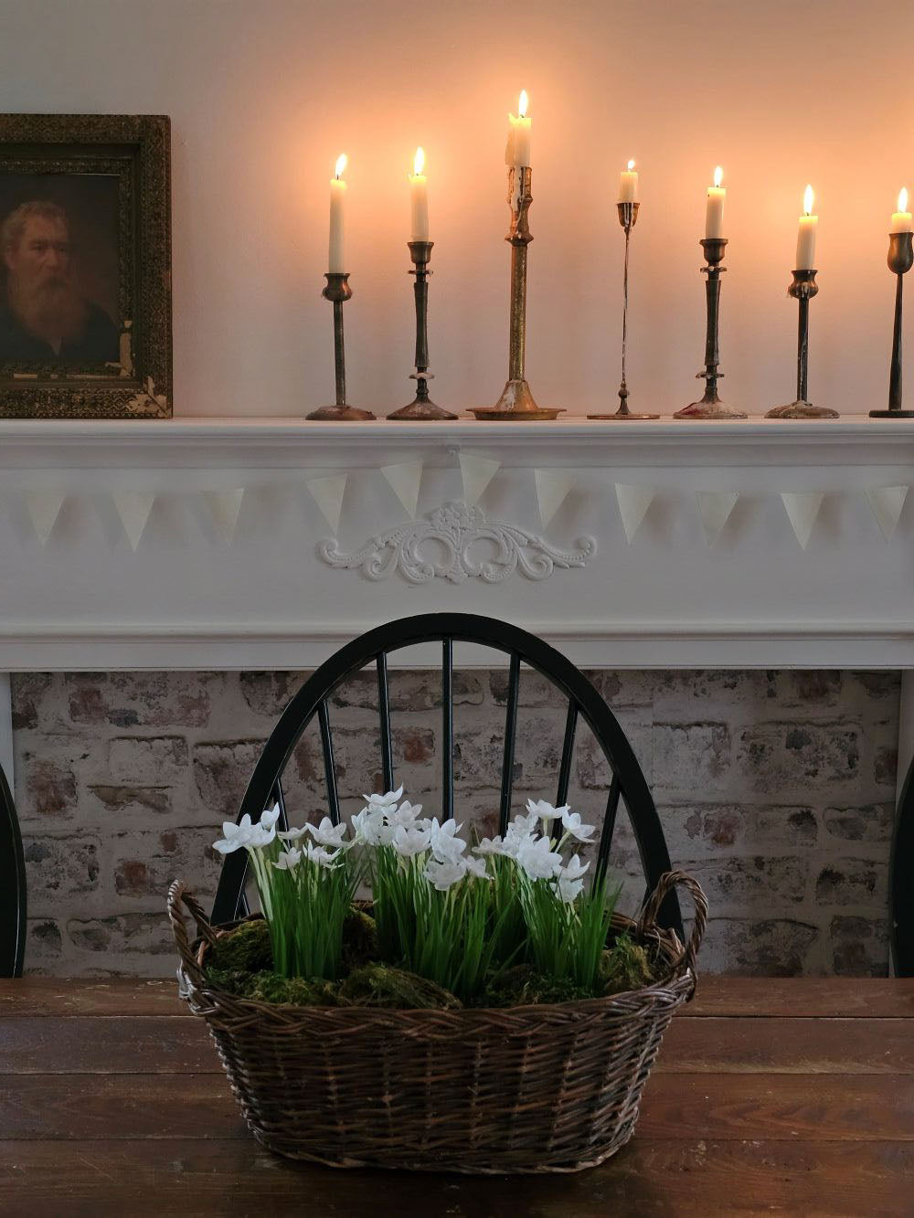 Potted White Daffodils