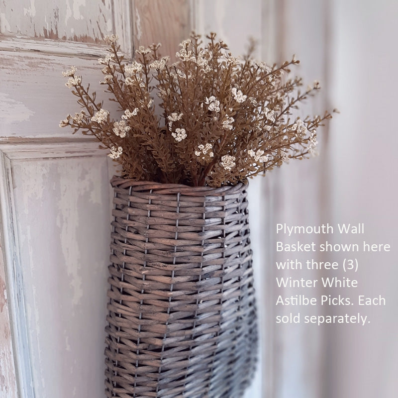 Winter White Astilbe Pick