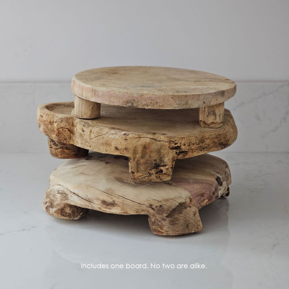 Vintage Bleached Chapati Board